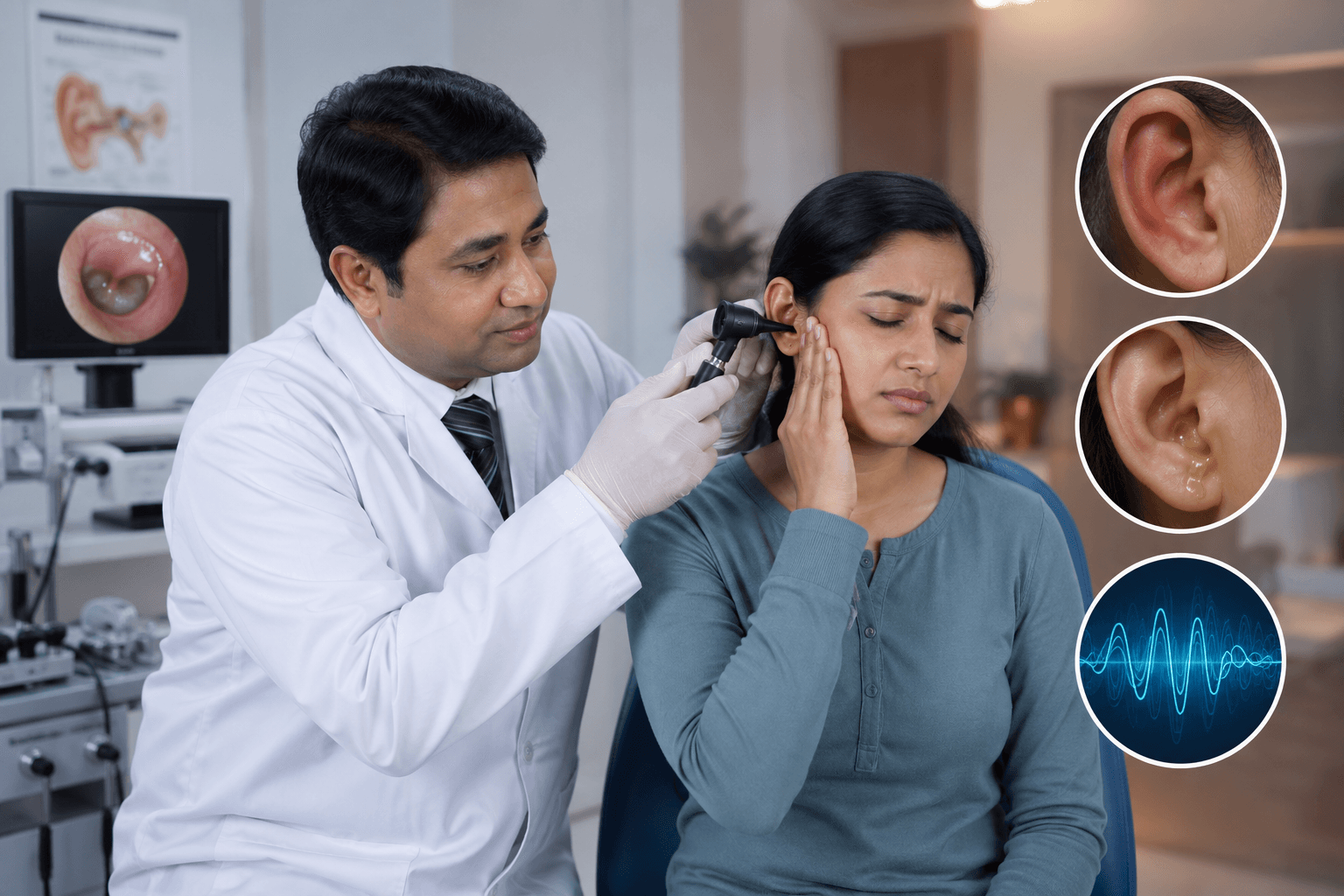 Ear Pain, Discharge & Hearing Problems specialist consultation at Aarish Clinics Hyderabad