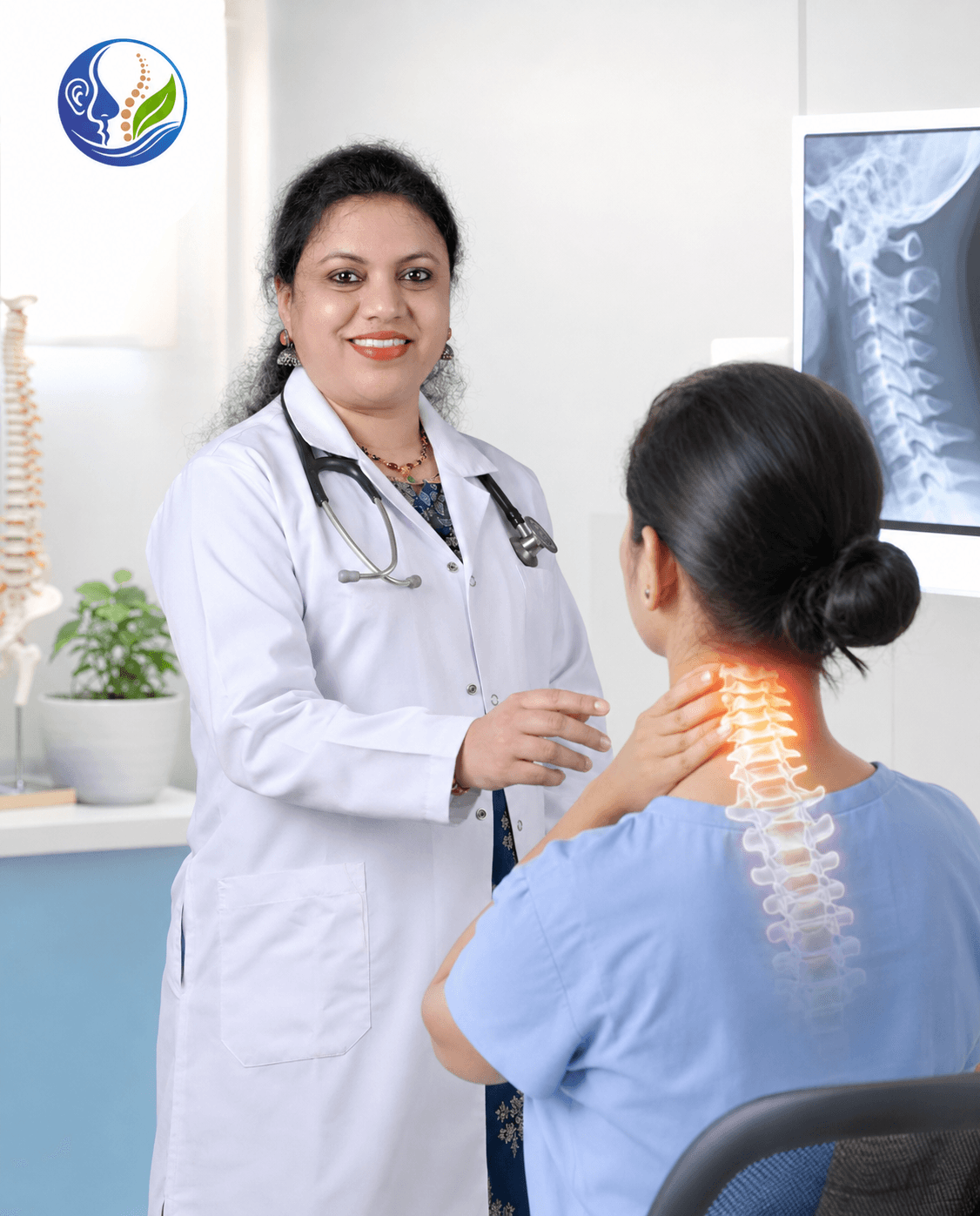 Neck pain and cervical spondylosis non-surgical treatment at Aarish Clinics Kukatpally Hyderabad